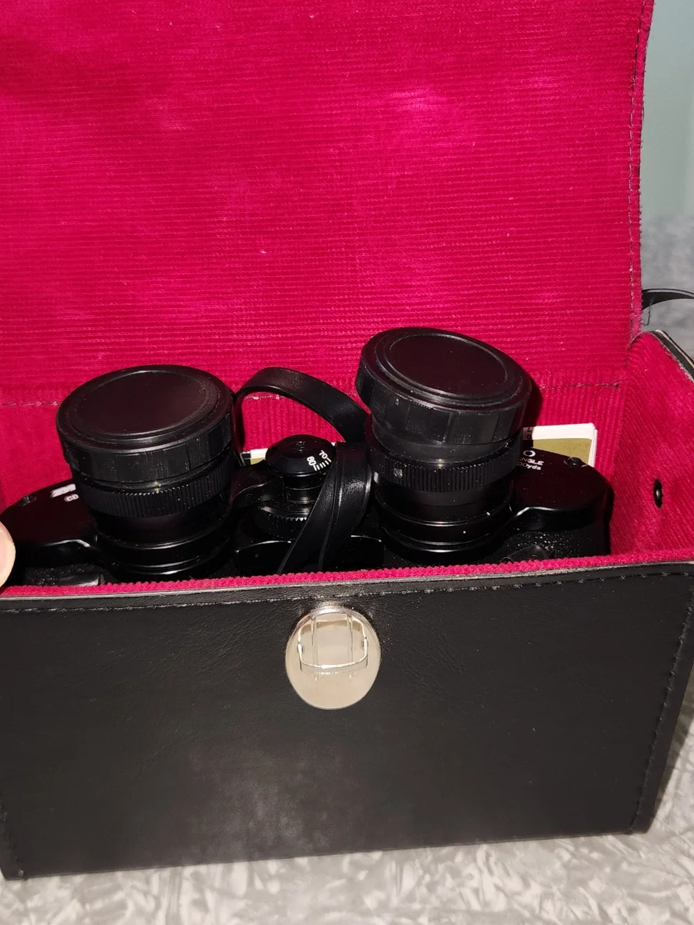 8x40 ZCF Black Binoculars with Coated Optics